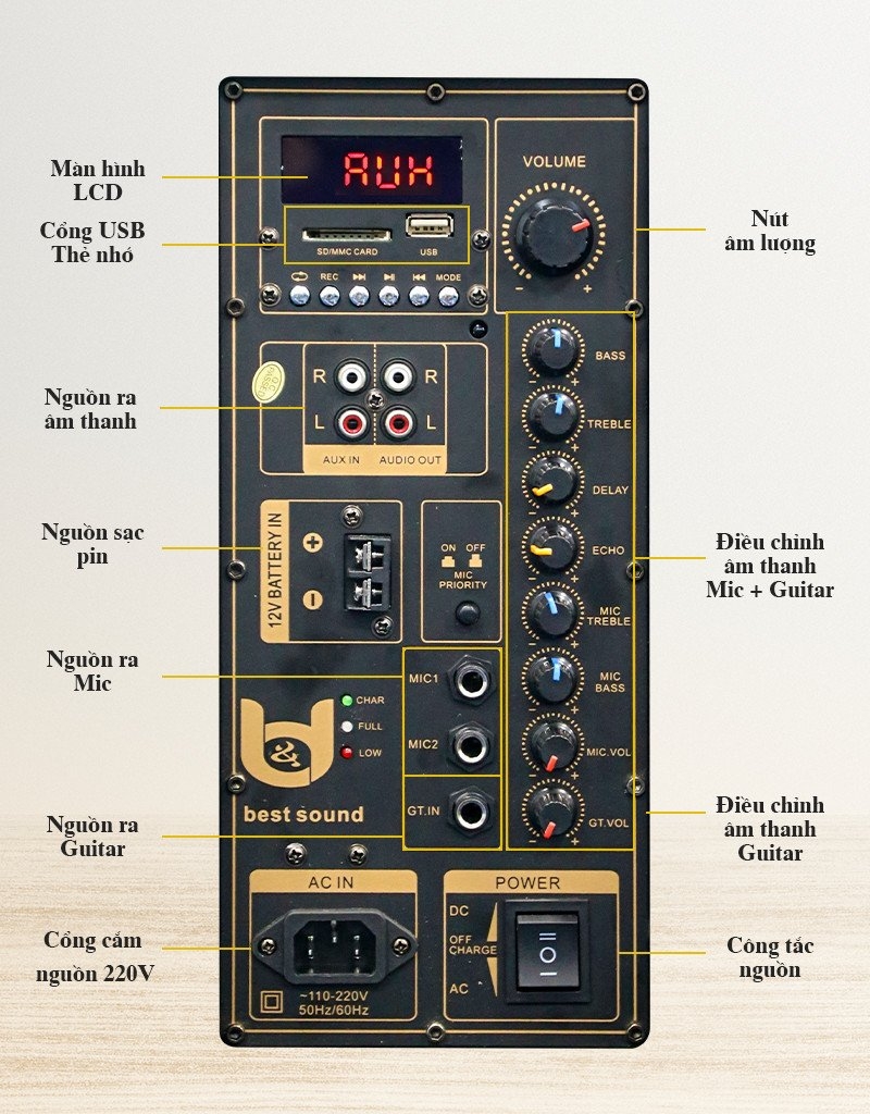 Loa 3 tấc đơn Bestsound BD-380