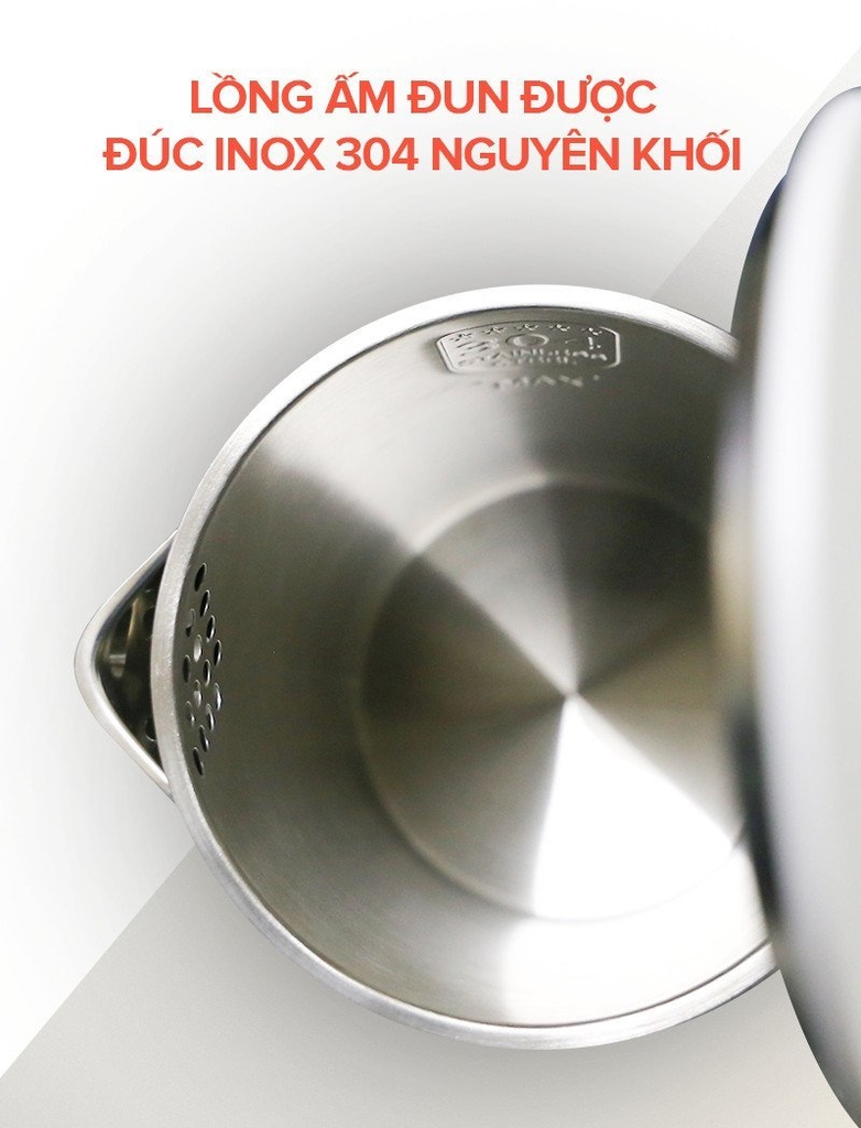 Ấm đun siêu tốc 1.5L Tsuki TS-DS01-W (1tx12)