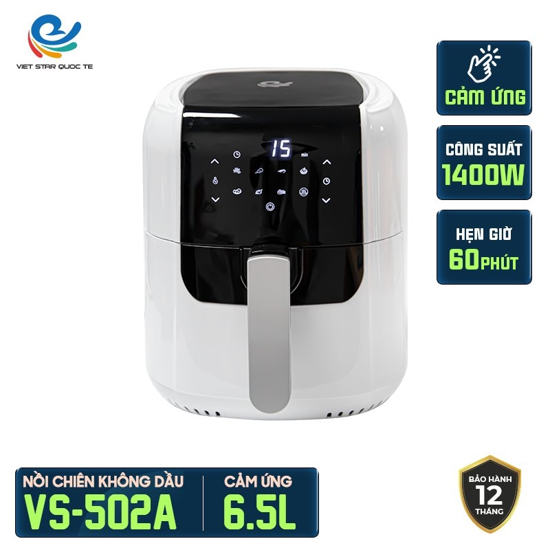 Nồi chiên không dầu 6.5L Tsuki VS-502A