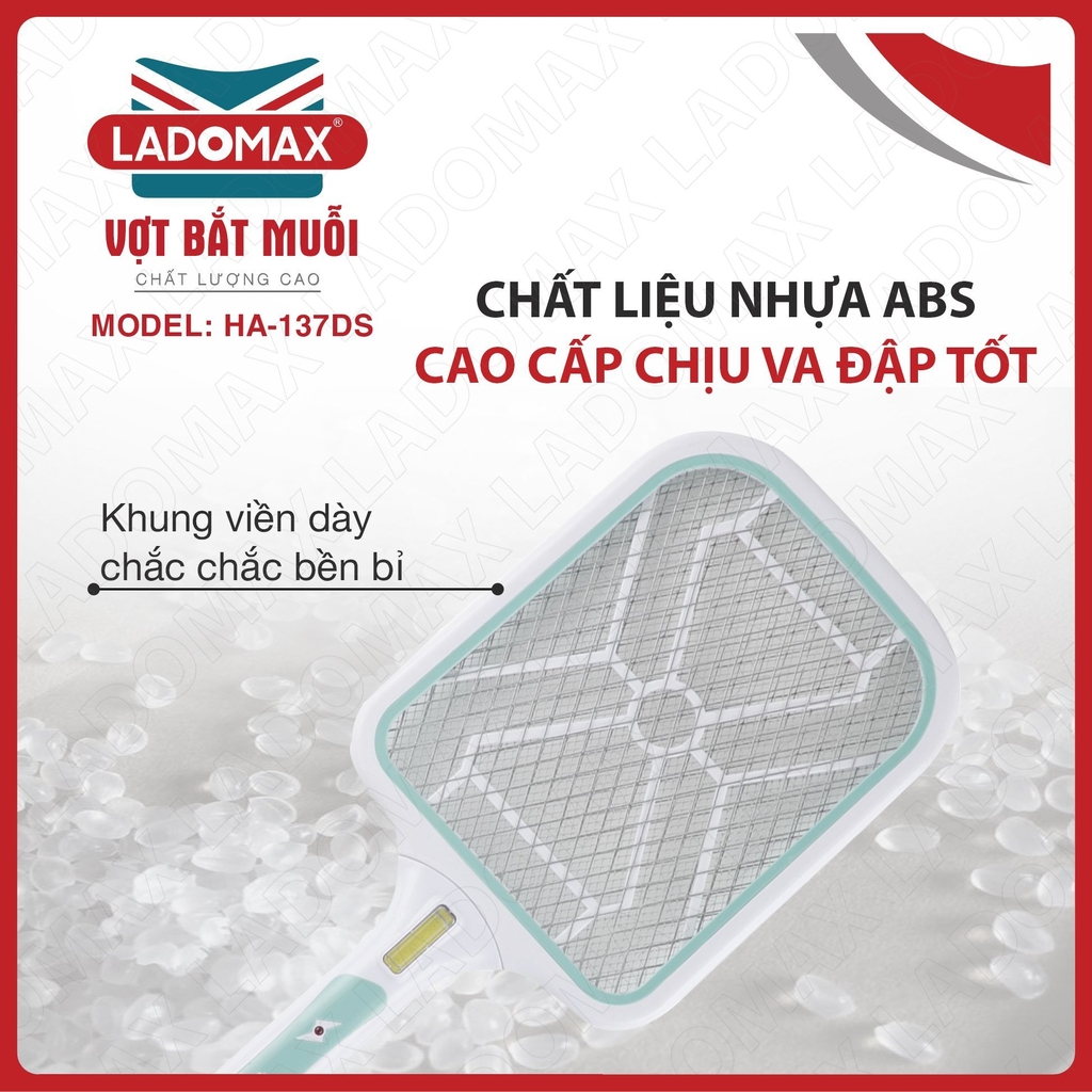 Vợt Muỗi Ladomax Ha-137DS (1tx50)