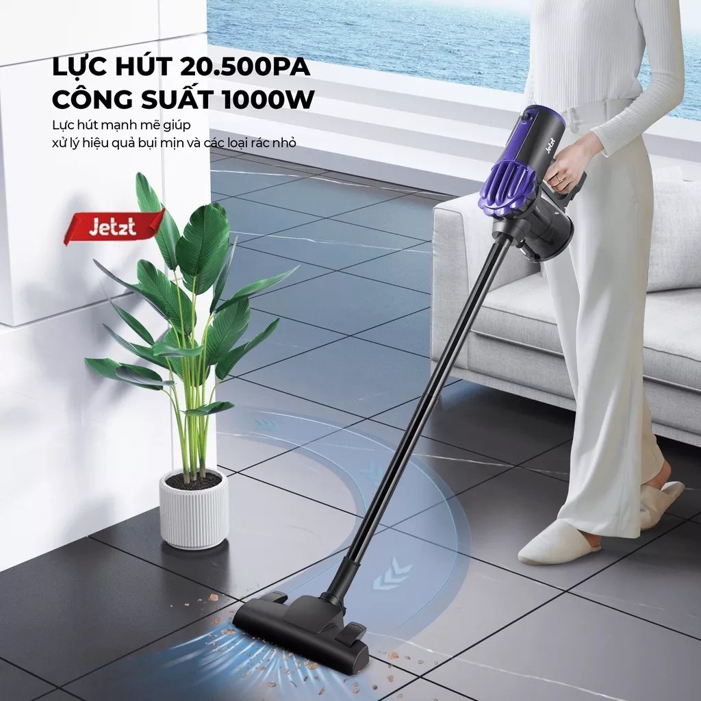Máy Hút Bụi Cầm Tay Có Dây Jetzt X10 Pro