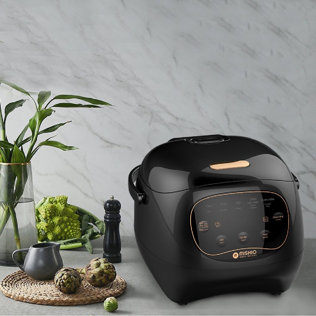 Nồi cơm điện sứ dưỡng sinh 0.8L Mishio MK365 (1tx4)