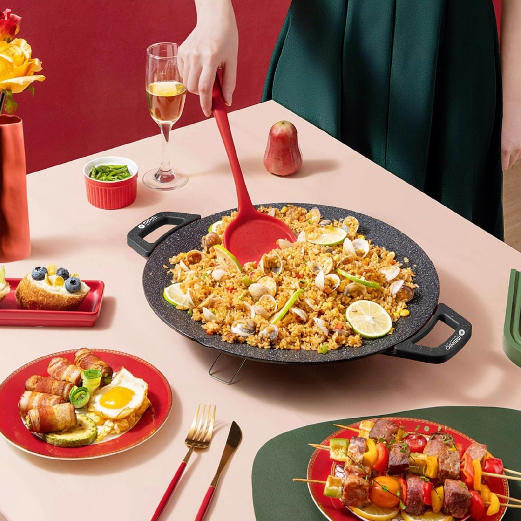 Bàn nướng đá tròn 36cm Mishio MK347 (1tx10)