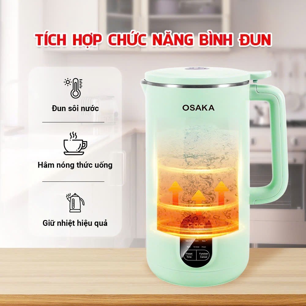 Máy xay nấu sữa hạt Osaka SM-150 (1tx8)