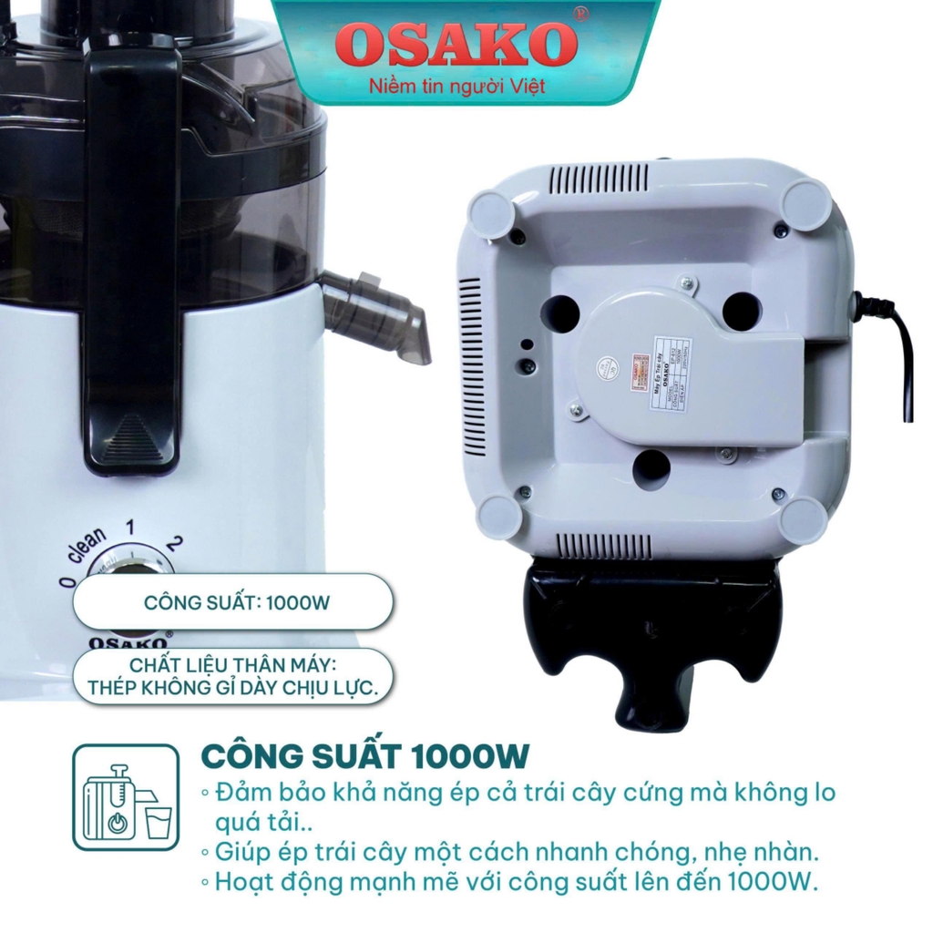 Máy ép nhanh chuyên nghiệp Osako EP612 (1tx3)