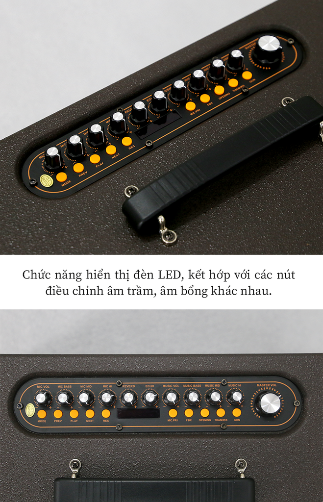 Loa kéo xách tay Bestsound M6-PRO, Bass đôi 6.5 inch, 100W