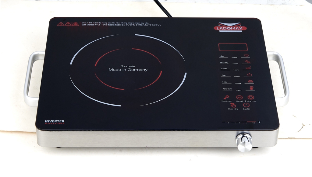 Bếp hồng ngoại 2 vòng nhiệt Ladomax Ha-669 (1tx6)