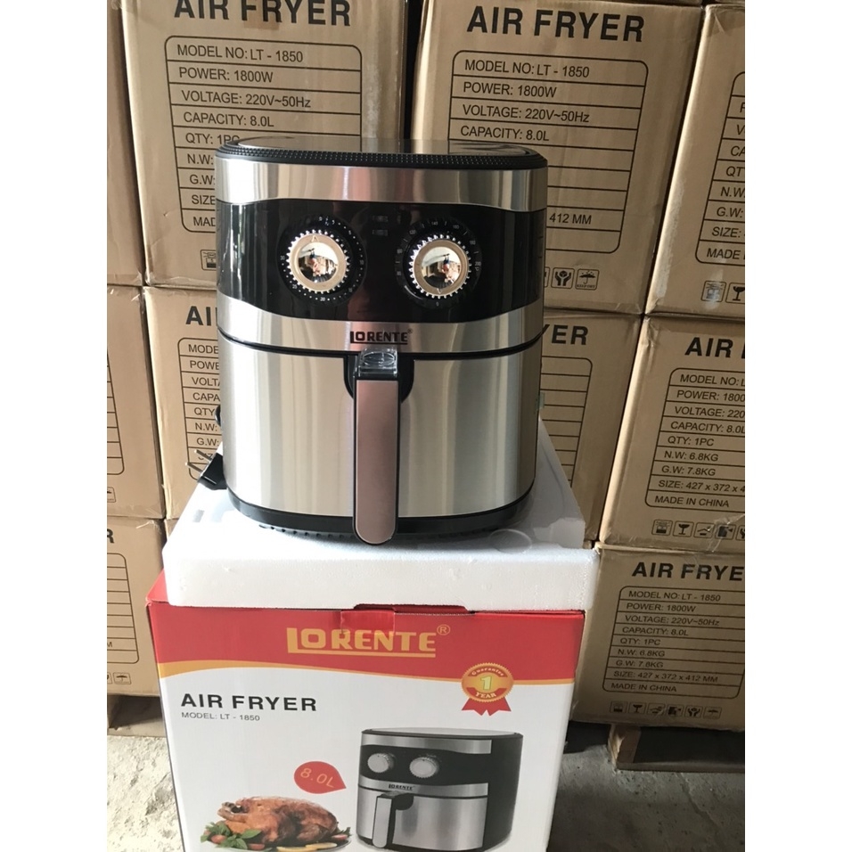 Nồi chiên không dầu 8L Lorente LT-1850