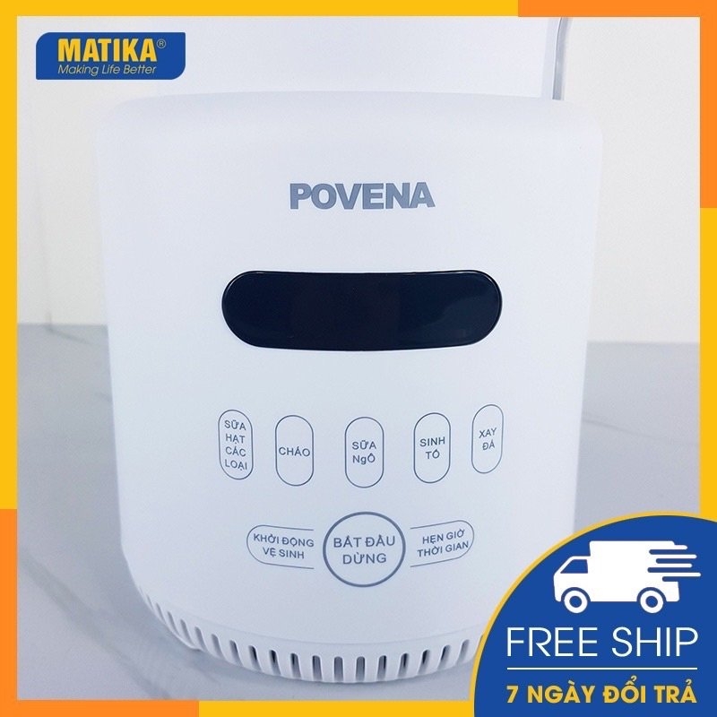 Máy xay nấu sữa hạt Povena PVN-3275 (1tx4)
