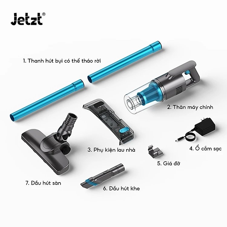 Máy hút bụi không dây Jetzt SX22