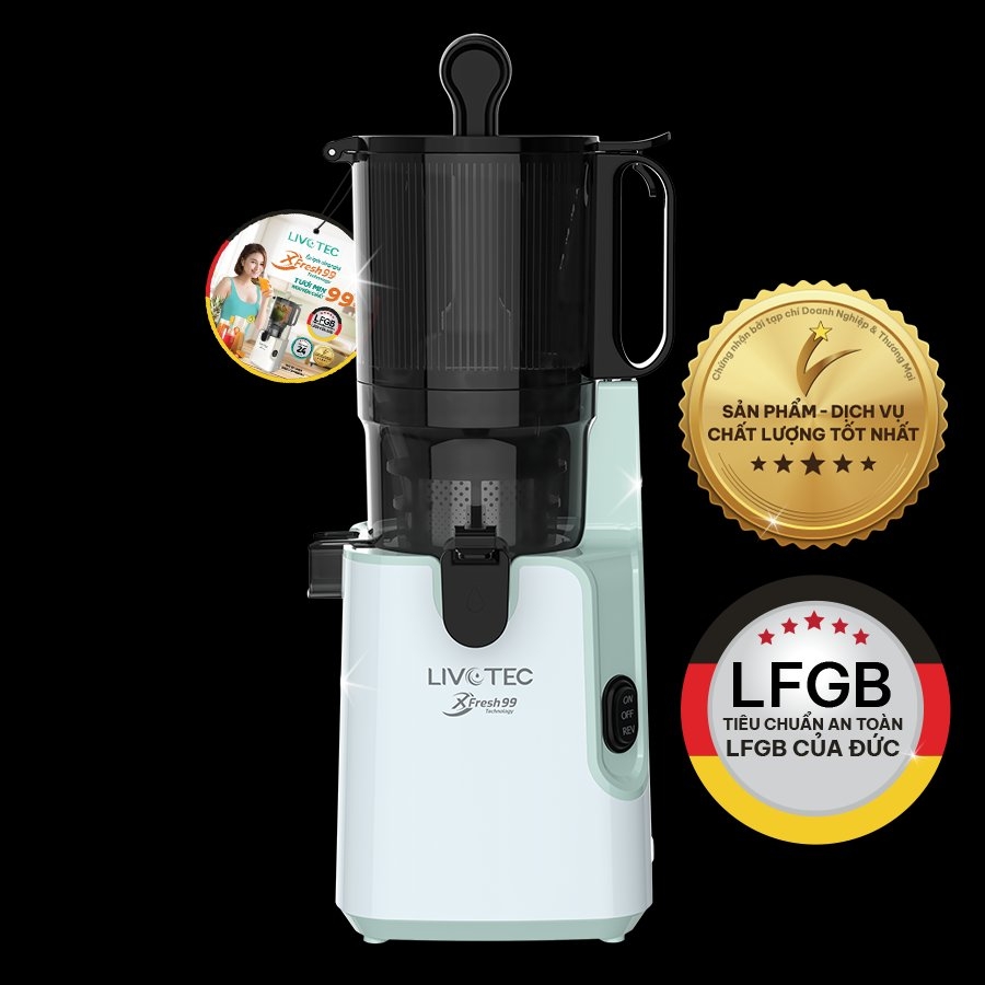 Máy ép chậm Livotec LSJ-M80S Plus - Xanh Min (1tx4)