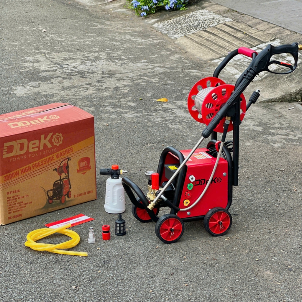 Máy rửa xe rulo Deko DK-3500HQ, 4 béc phun (1tx1)