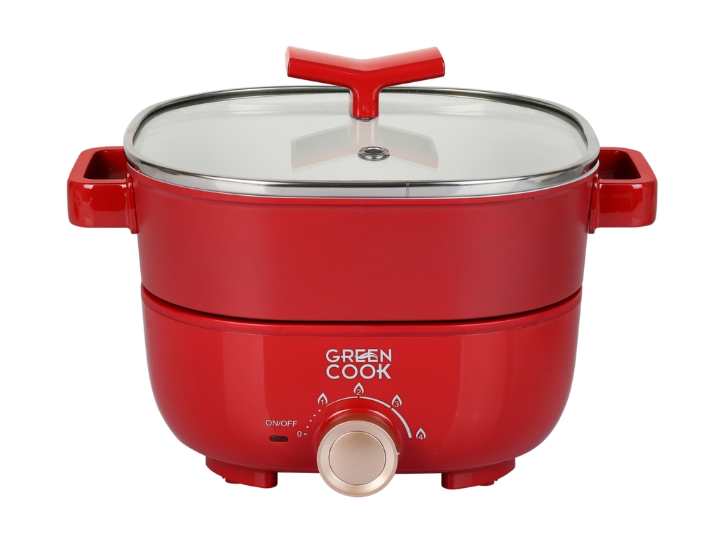 Nồi lẩu điện nhôm đúc Greencook GCEH233 (1tx8)