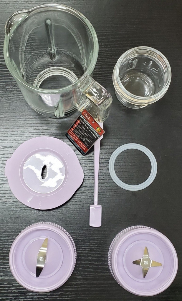 Máy xay sinh tố 2 cối thủy tinh Ladomax Ha-9166-2 (1tx8)