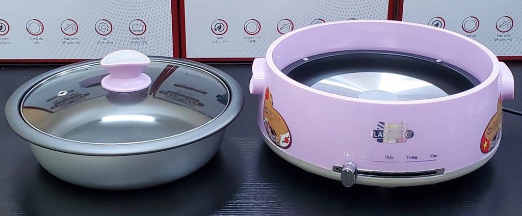 Lẩu điện lòng rời 4L Ladomax Ha-238 (1tx6)