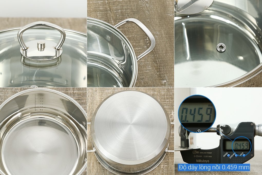 Bộ nồi chảo inox 8 món Greencook GCS241-T1