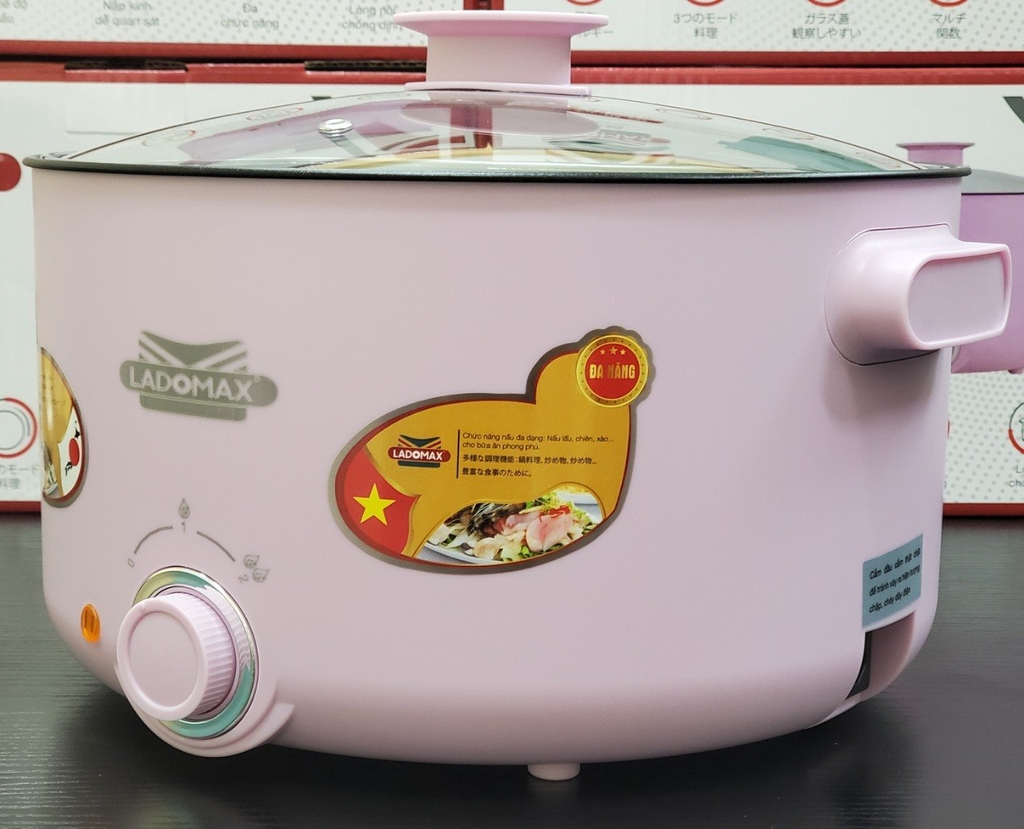 Lẩu điện lòng liền 4L Ladomax Ha-237 (1tx8)