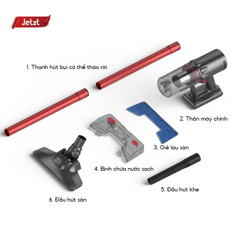 Máy hút bụi không dây Jetzt SX23