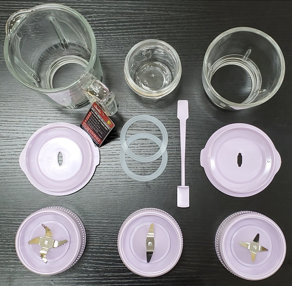 Máy xay sinh tố 3 cối thủy tinh Ladomax Ha-9166-3 (1tx6)