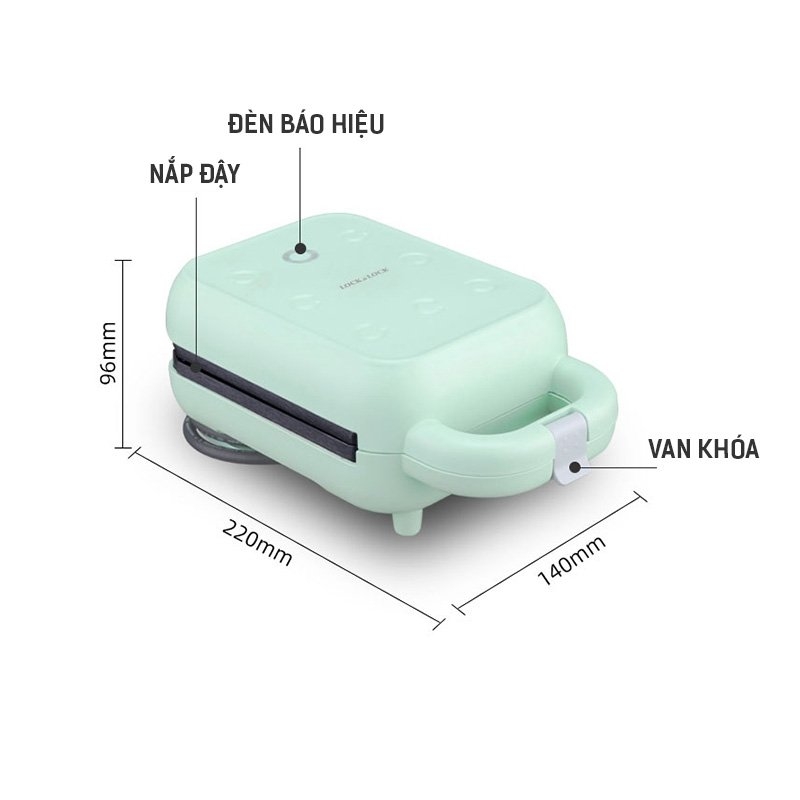 Máy nướng bánh mini KCB KC-SM01 (1tx4)