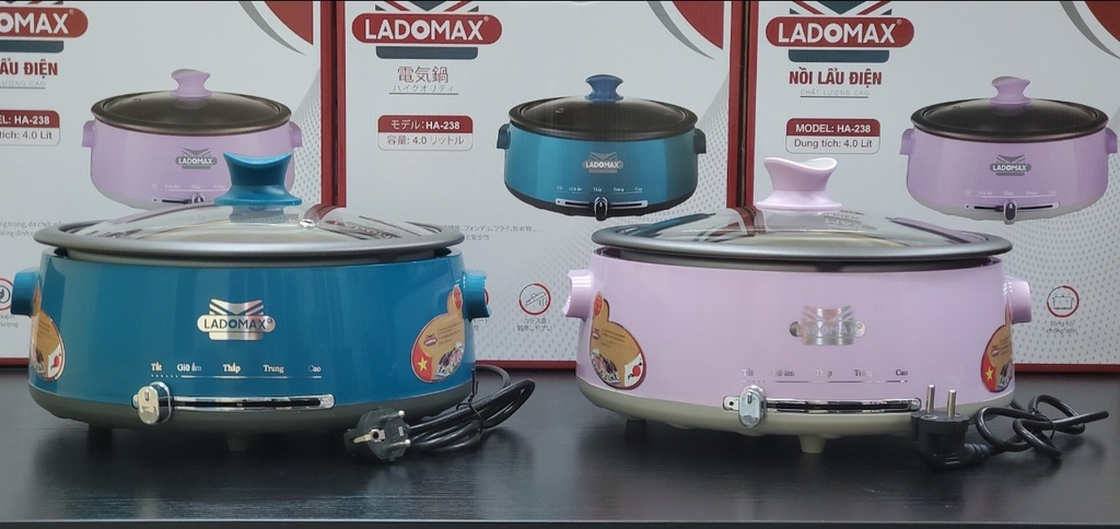 Lẩu điện lòng rời 4L Ladomax Ha-238 (1tx6)