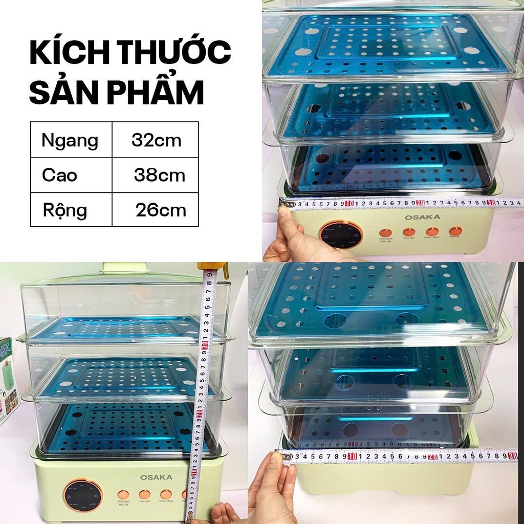 Nồi lẩu hấp đa năng Osaka MP666 (1tx1)