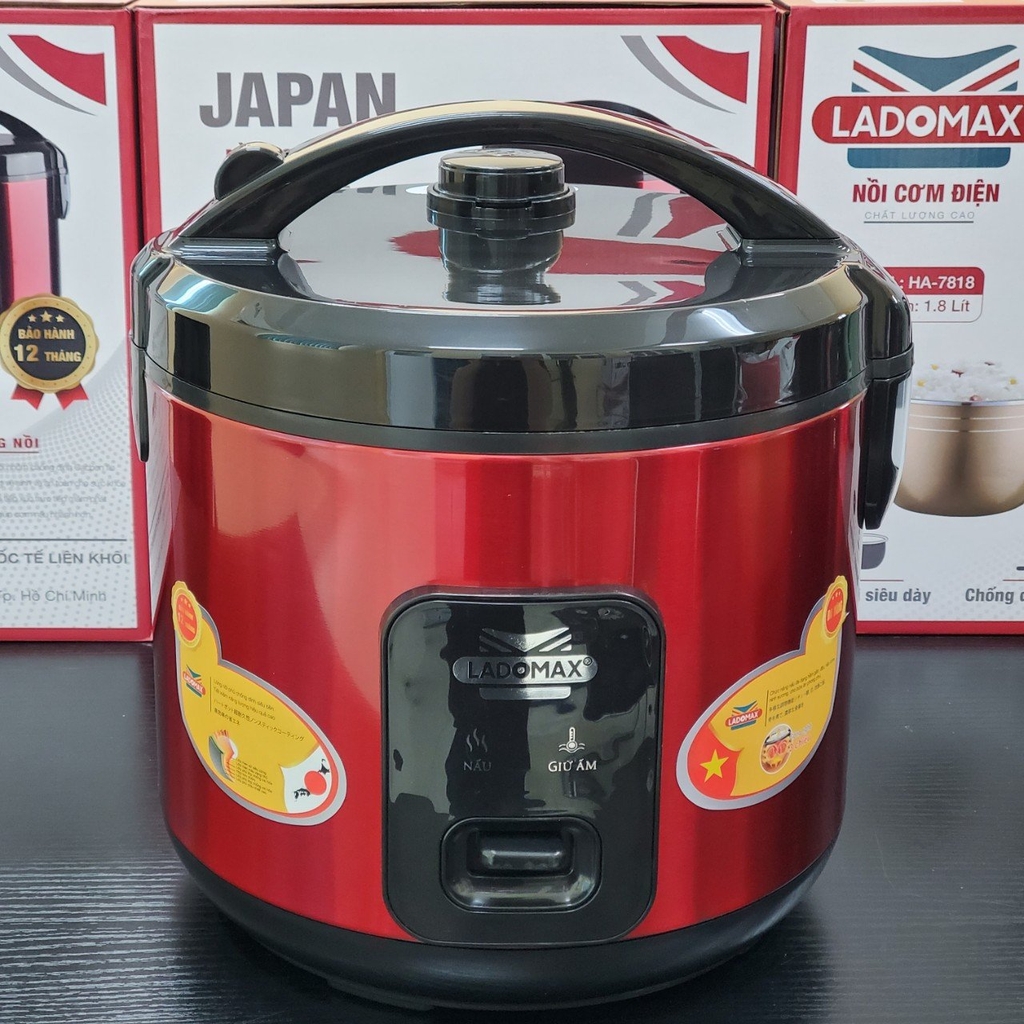 Nồi cơm điện 1.8L Ladomax HA-7818