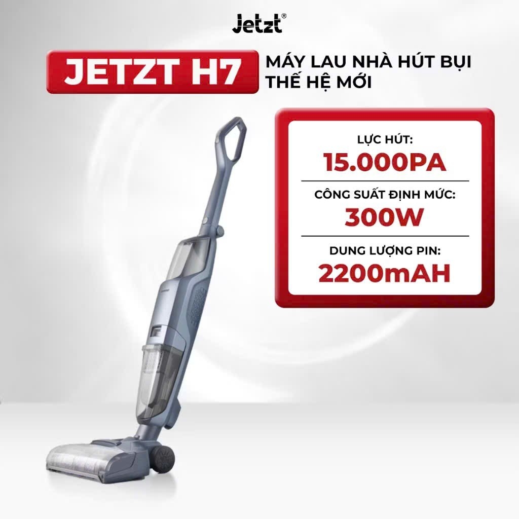 Máy hút bụi lau sàn không dây Jetzt H7