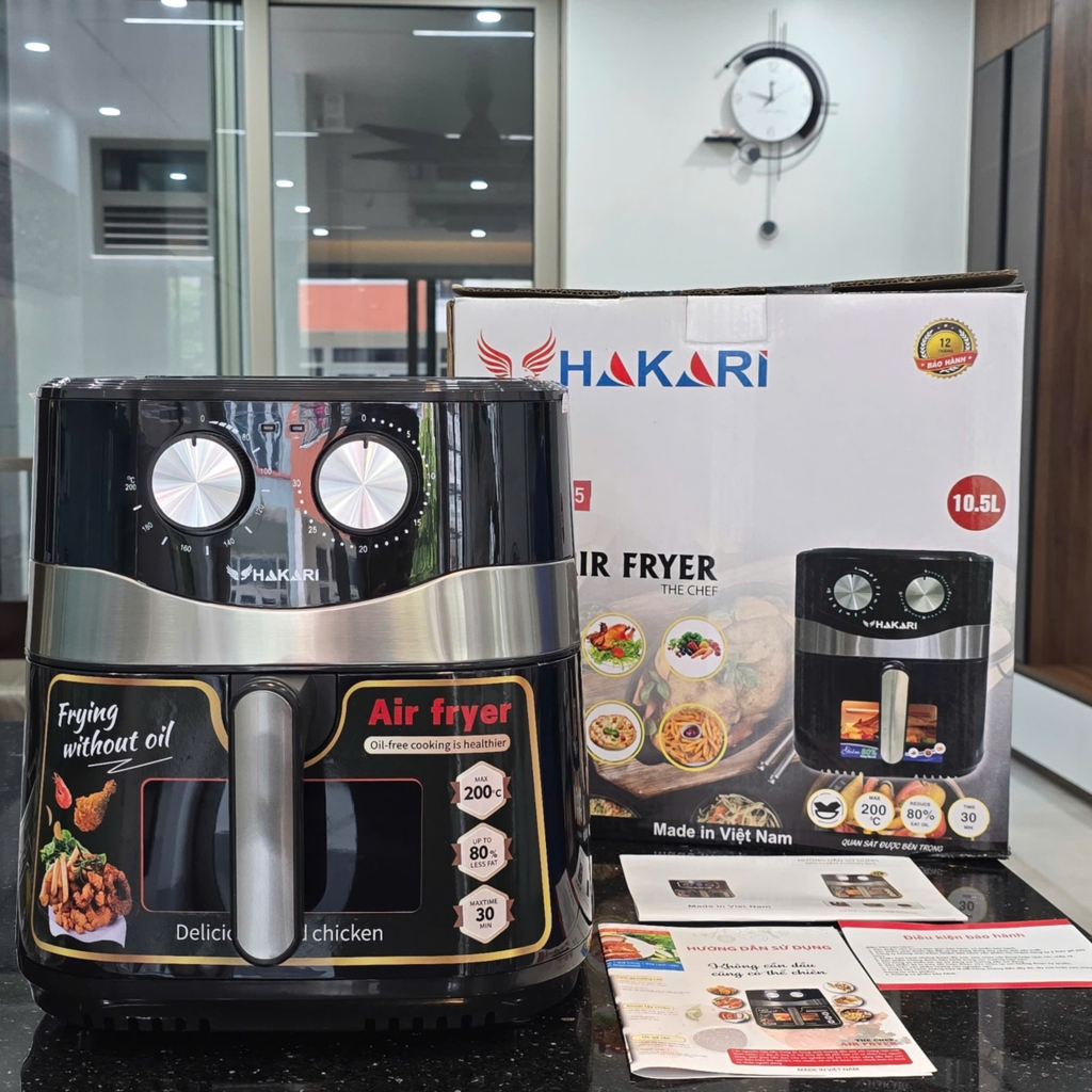 Nồi chiên không dầu 10.5L Hakari HK-101