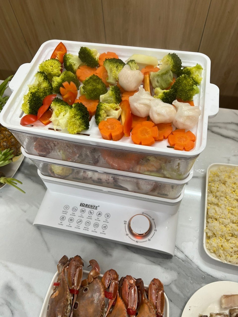 Nồi hấp 15L 3 tầng Lorente LT-7273