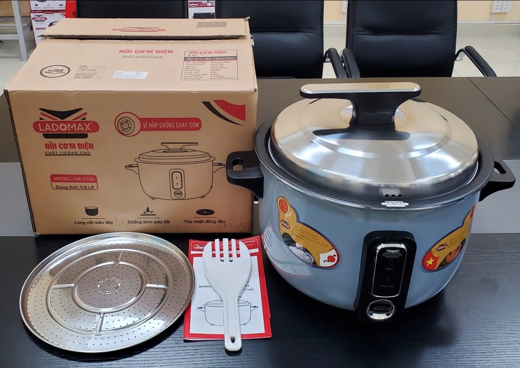 Nồi cơm điện nắp rời 5.6L Ladomax Ha-7156