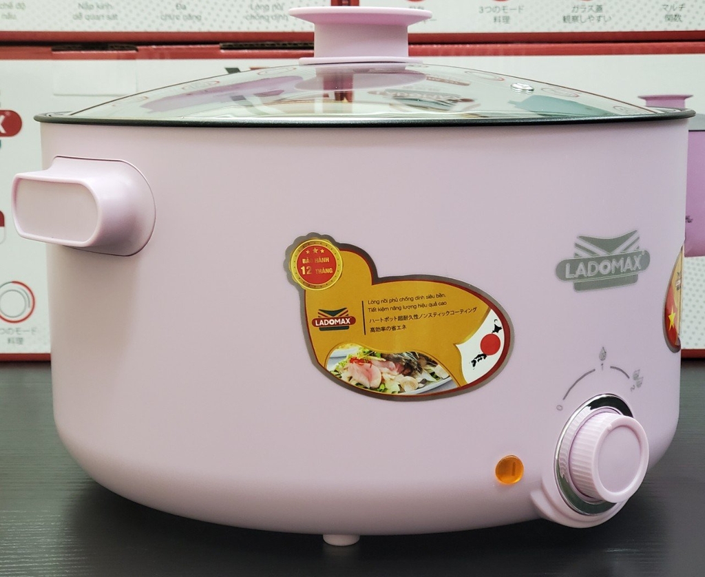 Lẩu điện lòng liền 4L Ladomax Ha-237 (1tx8)