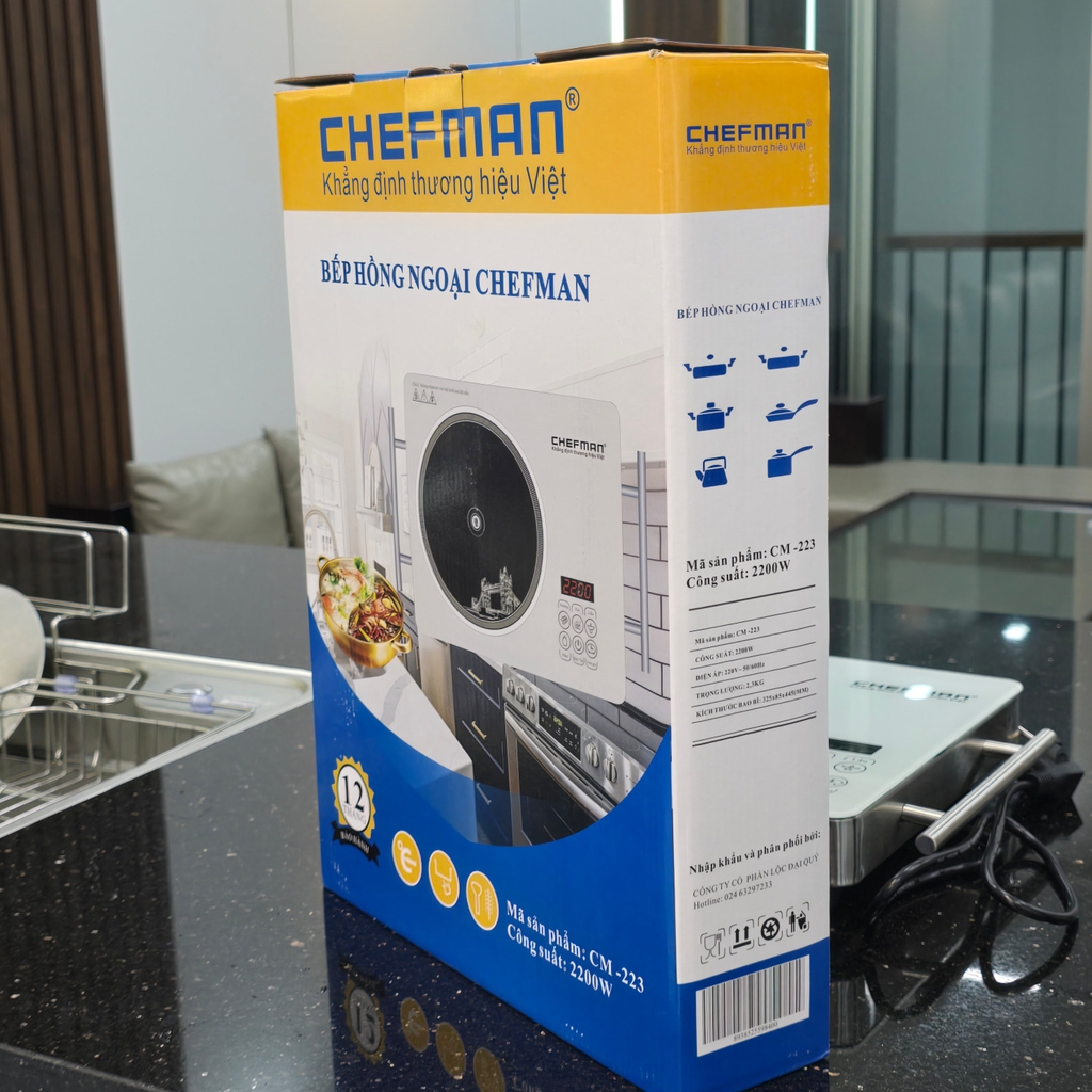 Bếp điện hồng ngoại Chefman CM-223