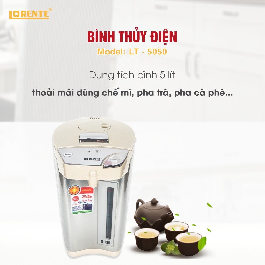 Bình thủy điện 3.5L Lorente LT-5035