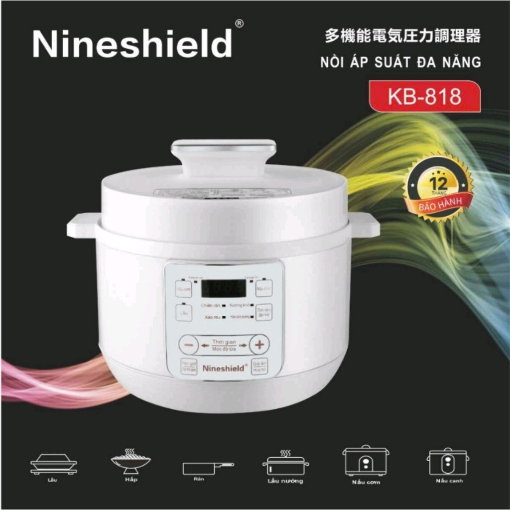 Nồi áp suất đa năng 5L Nineshield KB818