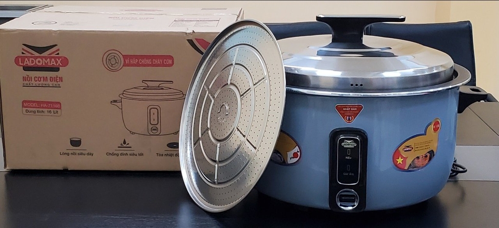 Nồi cơm điện nắp rời 16L Ladomax Ha-71160