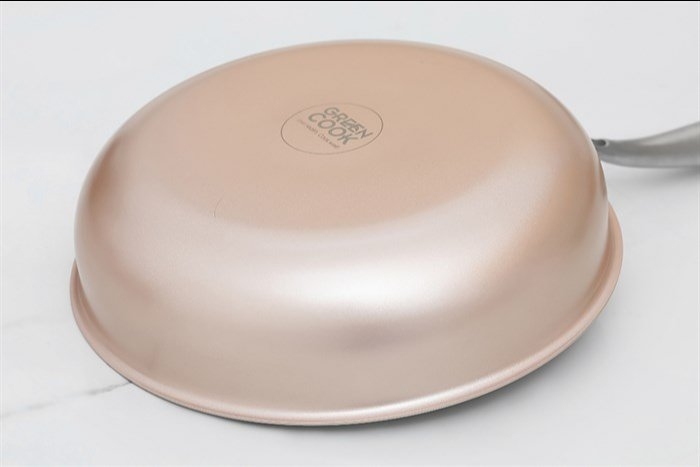 Chảo inox 3 lớp inox 304 liền đáy 24cm Greencook GCP245-24IH (1tx6)