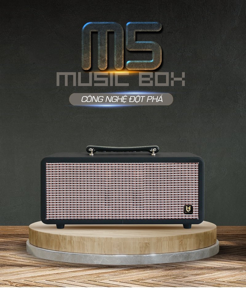 Loa kéo xách tay BestSound M5, Bass đôi 5inch, 80W