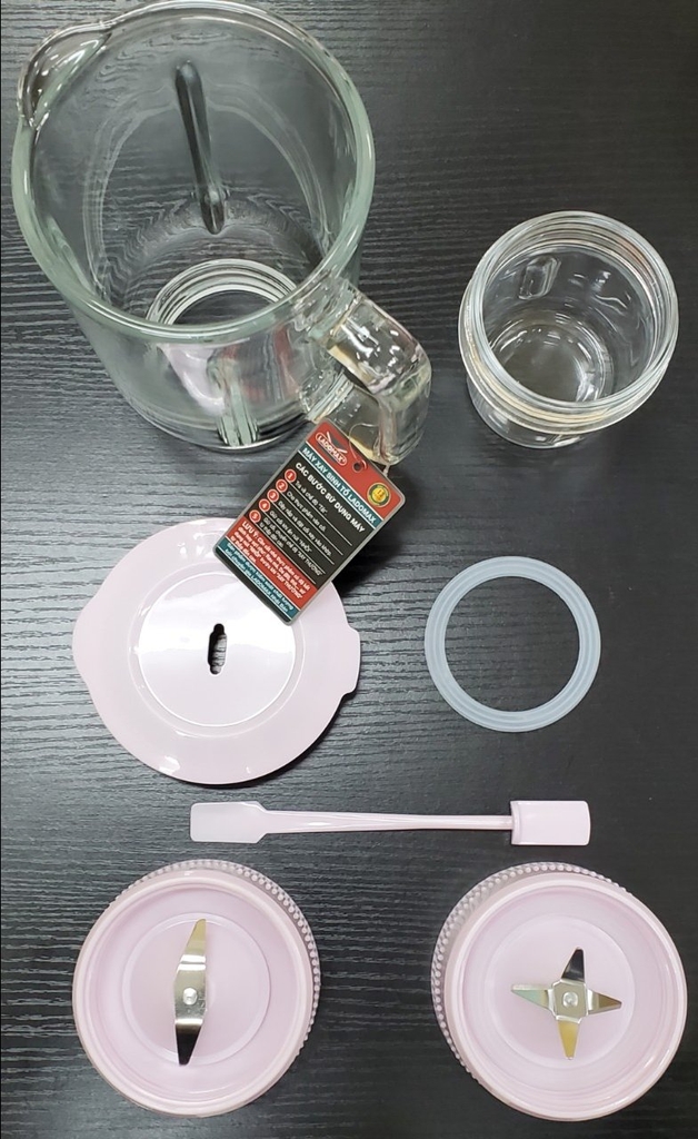 Máy xay sinh tố 2 cối thủy tinh Ladomax Ha-9166-2 (1tx8)