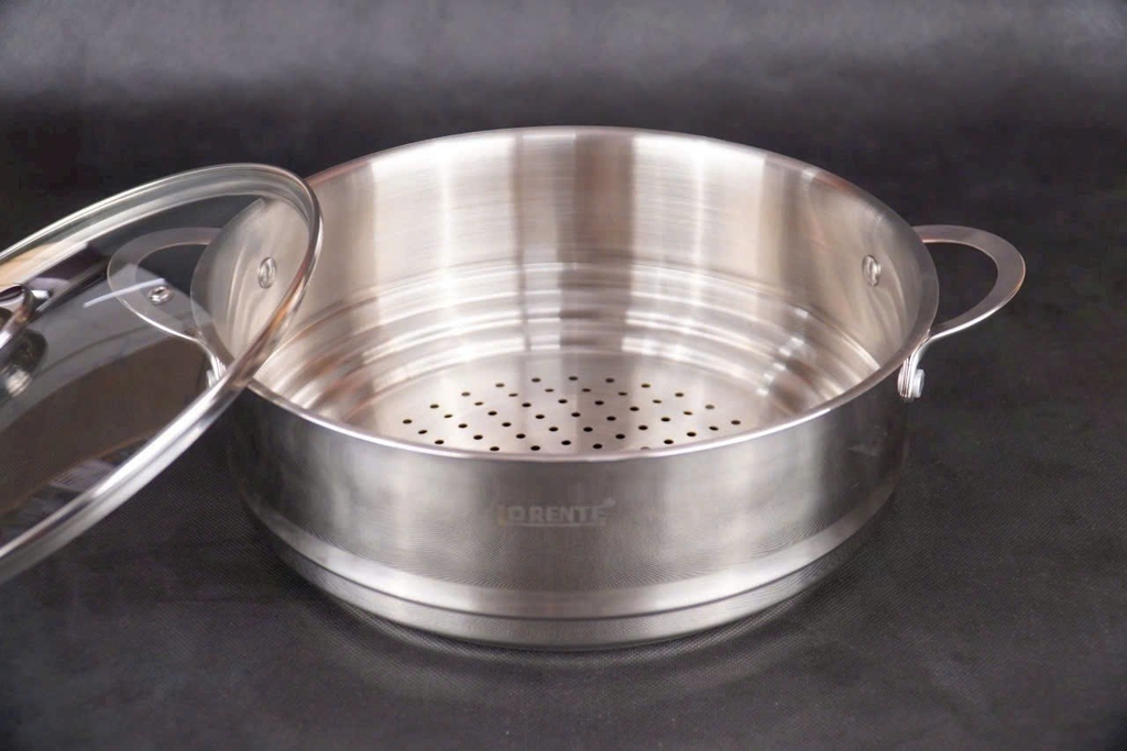 Xững hấp đa dụng 28cm inox 304 Lorente X-28 (1tx4)