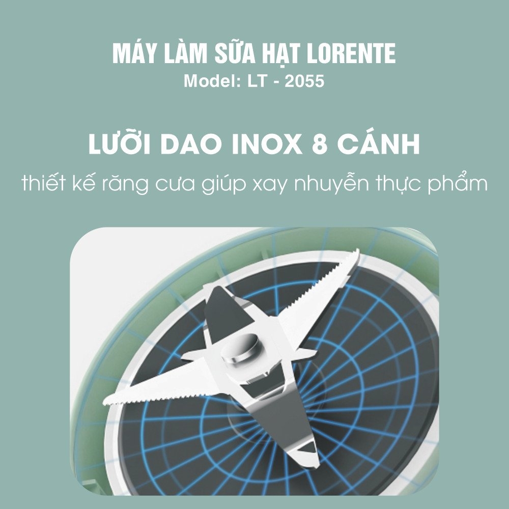 Máy Xay Nấu Sữa Hạt Lorente LT-2055