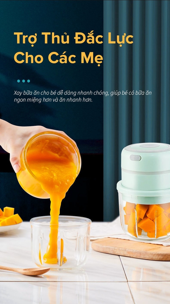 Máy xay đa năng mini Tsuki TS-SR01-B2 (1tx30)