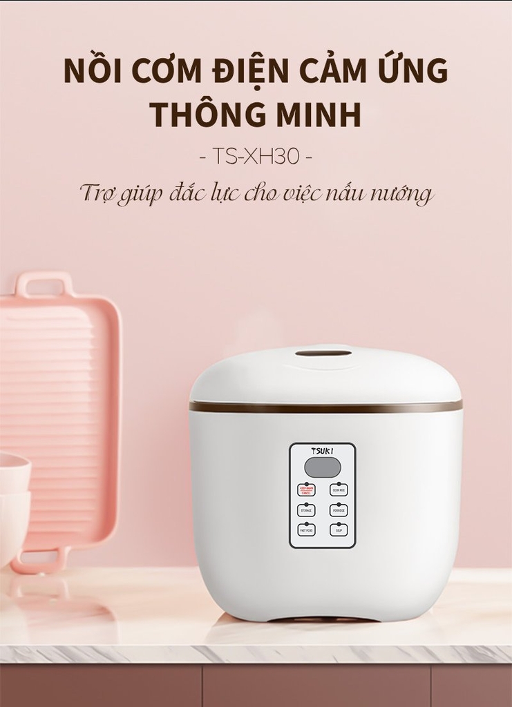 Nồi cơm điện tử 1.2L Tsuki TS-XH30 (1tx8)