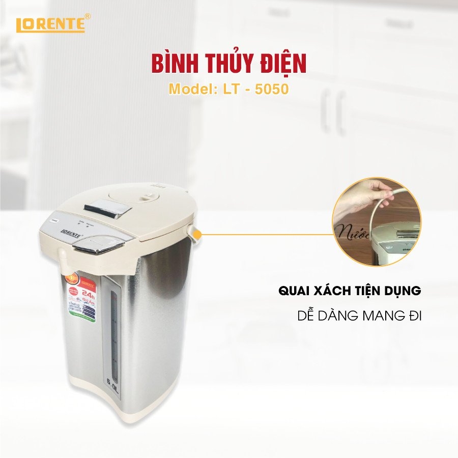 Bình thủy điện 3.5L Lorente LT-5035