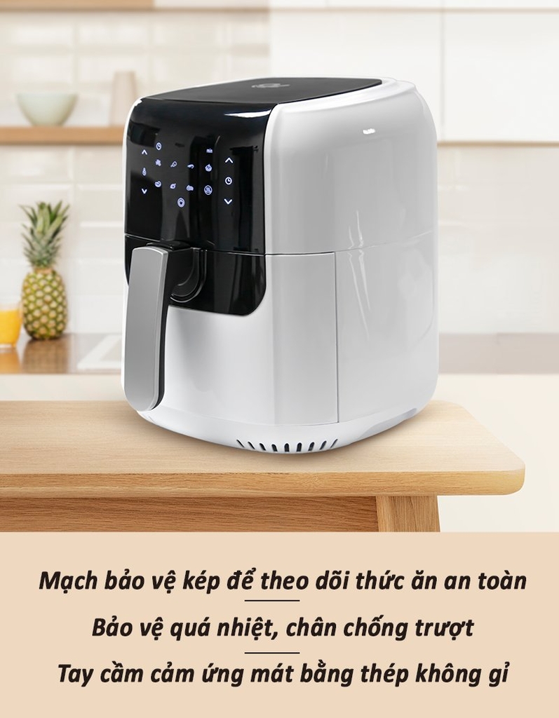 Nồi chiên không dầu 6.5L Tsuki VS-502A