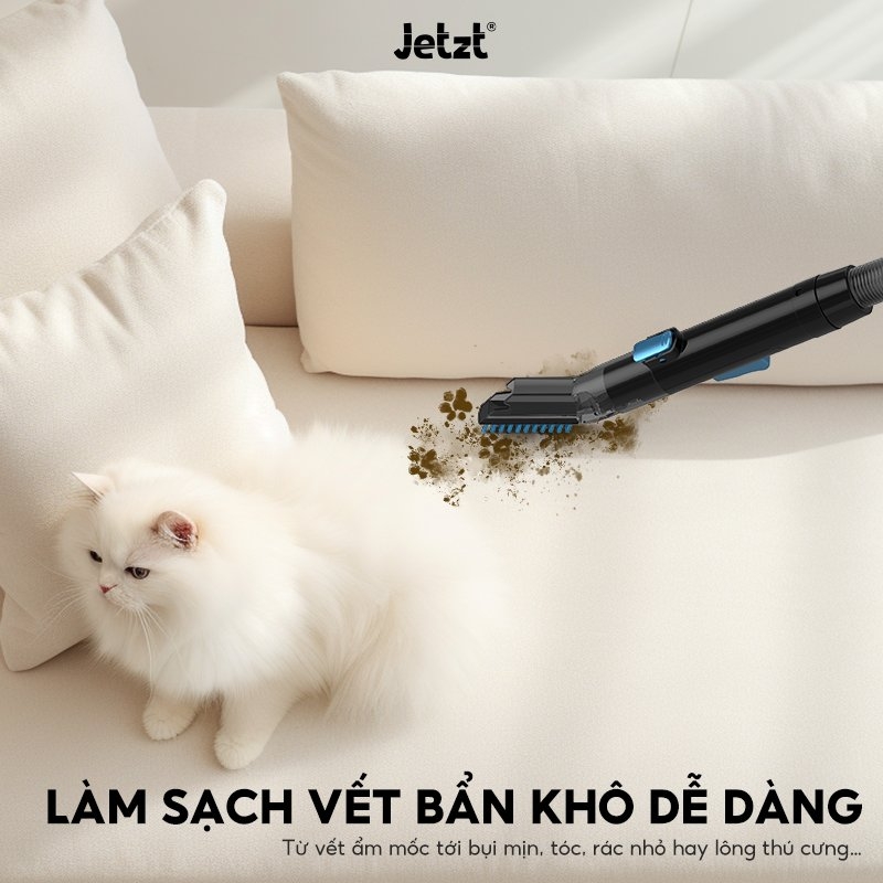 Máy giặt sofa cầm tay đa năng Jetzt G3, làm sạch toàn diện, lực hút 12.000PA