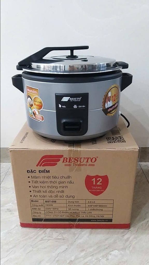 Nồi cơm điện 5.6L Besuto BST-056