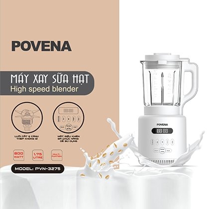 Máy xay nấu sữa hạt Povena PVN-3275 (1tx4)