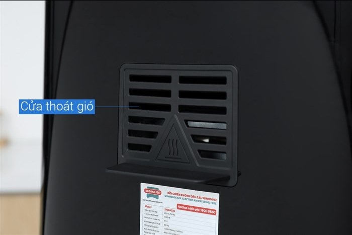 Nồi chiên không dầu 6.5L Sunhouse SHD4030