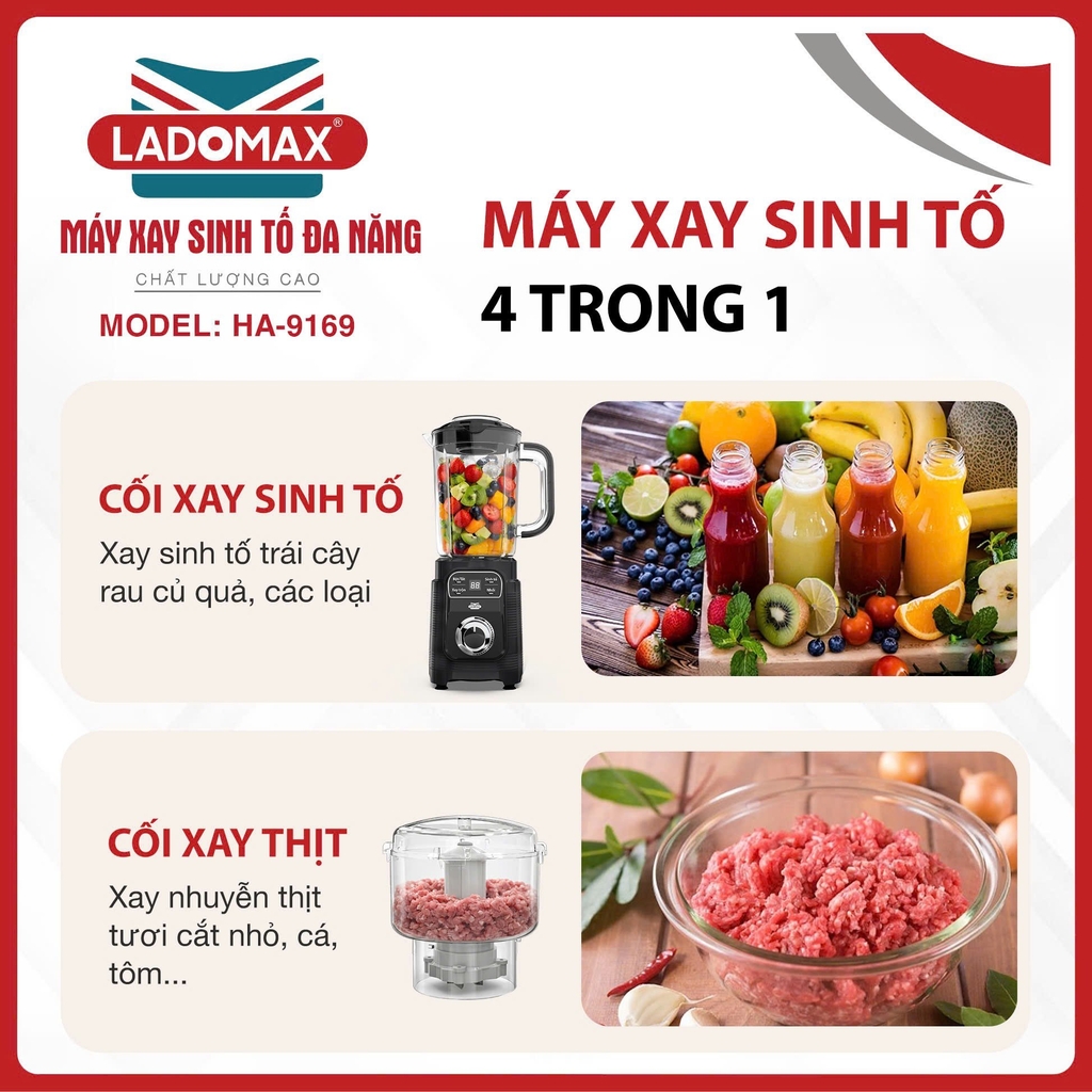 Máy xay sinh tố Ladomax HA-9169